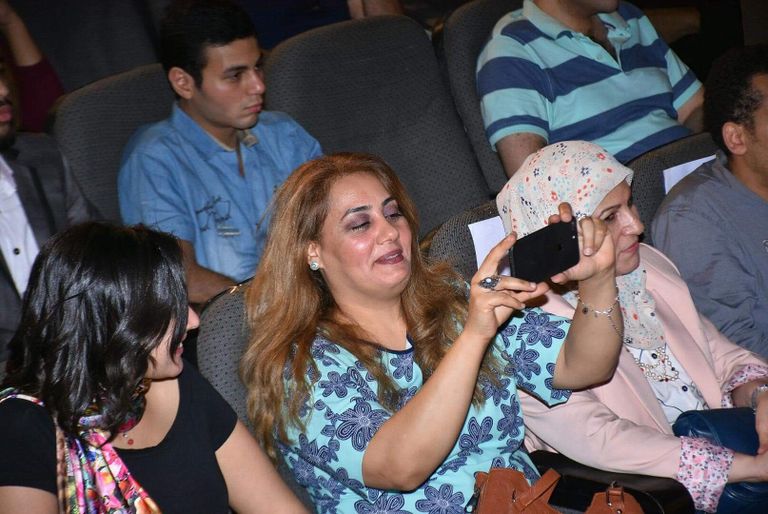 المؤتمر الصحفي لمسرحية "حدث في بلاد السعادة"