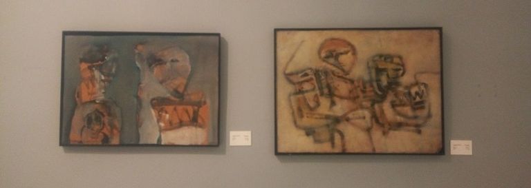 لوحتان غير مكتملتان لمحمد إيسياخم - بدون عنوان معرص التراث التصويري في الجزائر