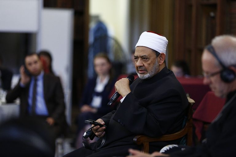 الإمام الأكبر الدكتور أحمد الطيب، شيخ الأزهر، رئيس مجلس حكماء المسلمين
