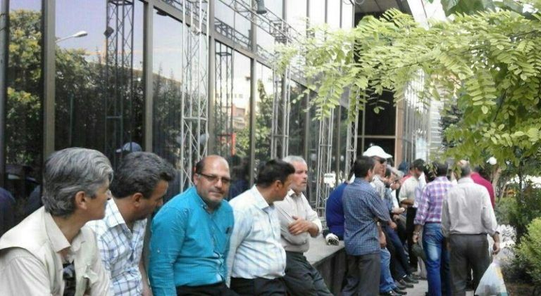 احتجاجات عمالية في إيران جانب من احتجاجات في إيران- أرشيفية