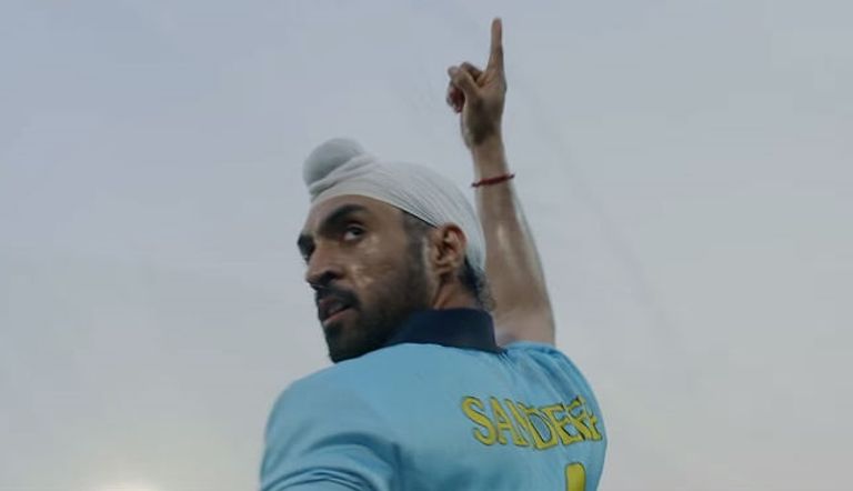 دالجيت دوسانج وتابسي بانو في فيلم سورما الهندي