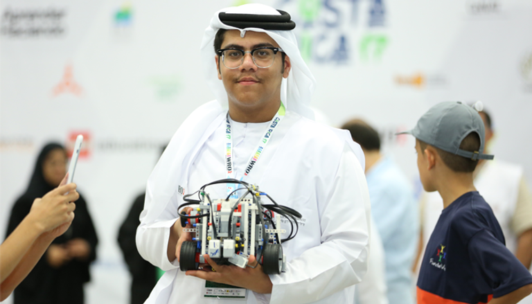 خالد الشالوبي في أولمبياد الروبوت العالمي في كوستاريكا