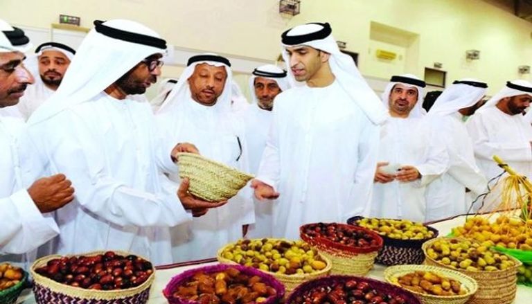 الدكتور ثاني بن أحمد الزيودي يزور مهرجان الذيد للرطب - أرشيفية
