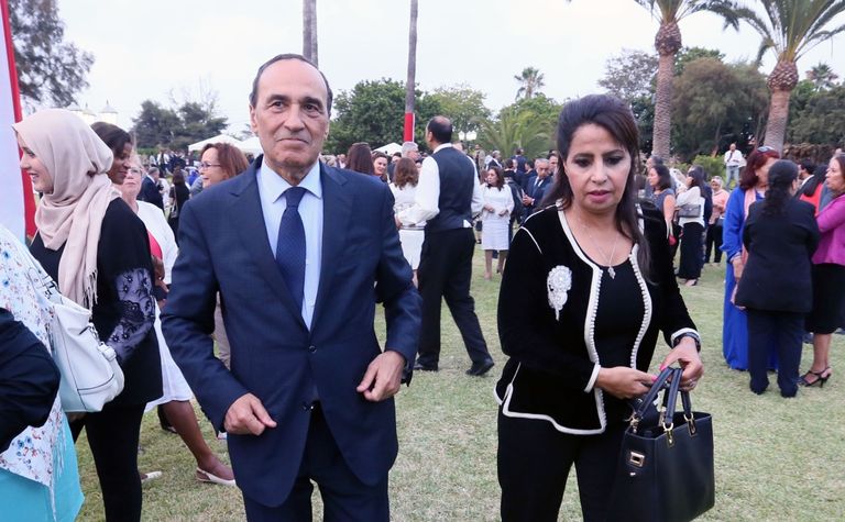 أثناء السلامين الوطنيين لمصر والمغرب