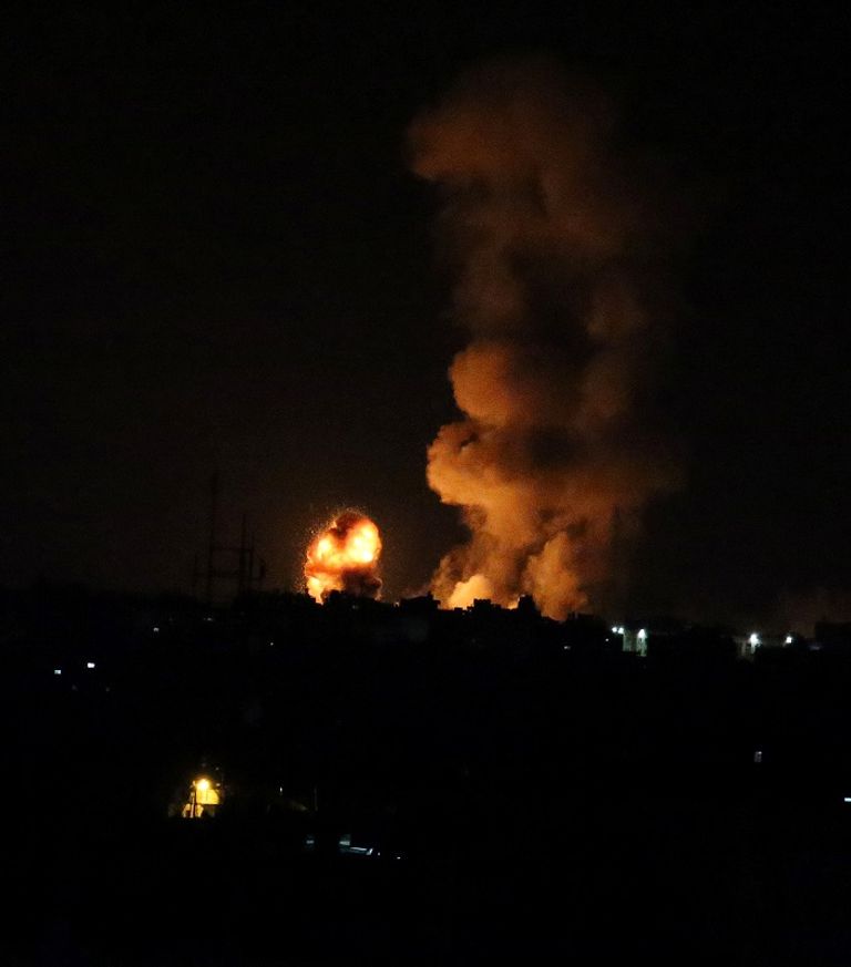 قصف الاحتلال الإسرائيلي على غزة - أ.ف.ب قصف الاحتلال الإسرائيلي على غزة - أ.ف.ب