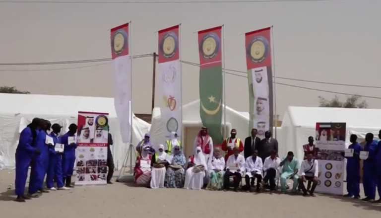 حملة الشيخة فاطمة الإنسانية العالمية تدشن المستشفى الميداني بموريتانيا