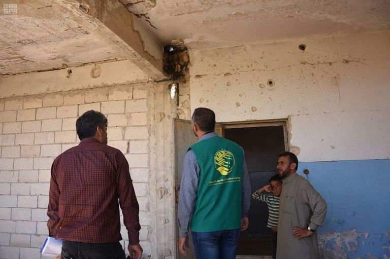 مركز الملك سلمان للإغاثة يرمم عدة مدارس في سوريا