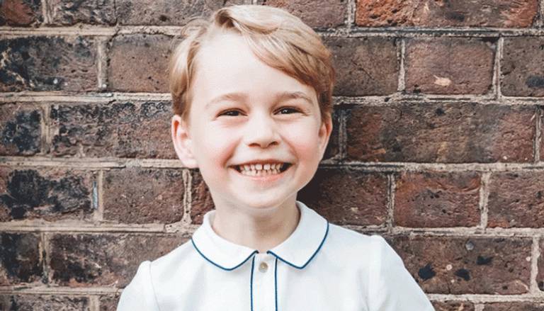 الأمير جورج نجل الأمير وليام البريطاني يحتفل بعيد ميلاده الخامس