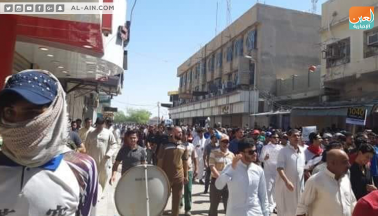احتجاجات عراقية ضد جرائم المليشيات الإيرانية