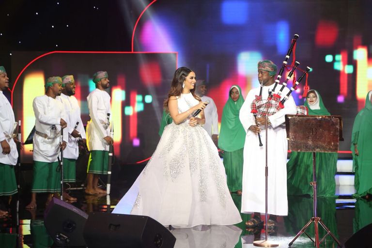 بلقيس تحيي أولى حفلاتها بعد الولادة في صلالة