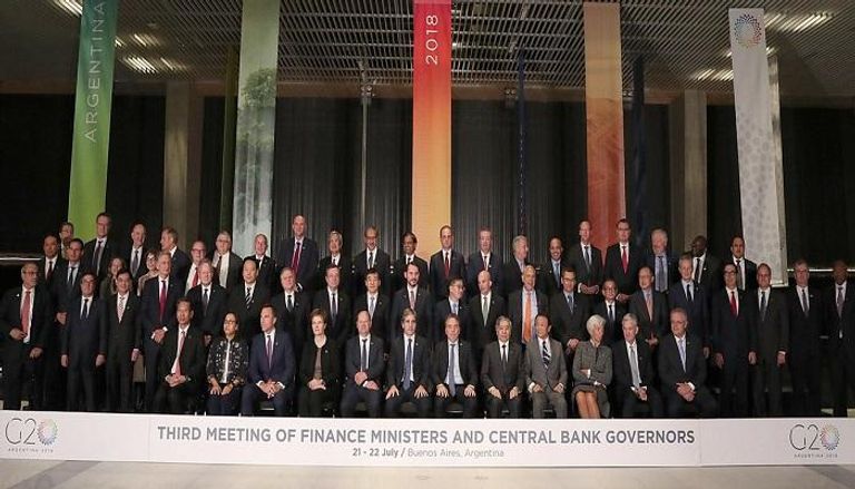 وزراء مالية مجموعة العشرين يؤيدون الحوار لإنهاء الحرب التجارية