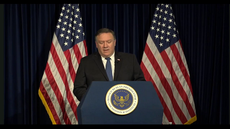 وزير الخارجية الأمريكي مايك بومبيو 