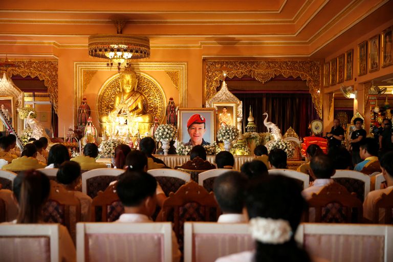 معبد للبوذيين في تايلاند