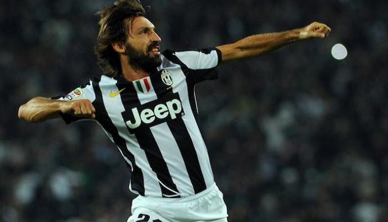 أندريا بيرلو نجم الكرة الإيطالية ونادي يوفنتوس السابق كريستيانو رونالدو - نجم ريوفنتوس