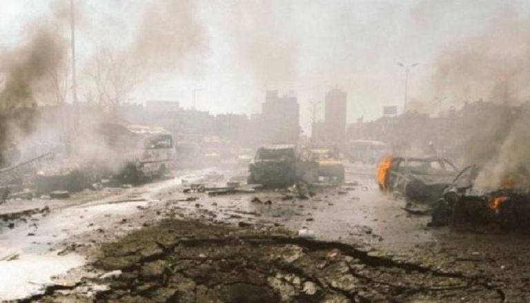 موقع تفجيرات انتحارية في سوريا - أرشيفية 