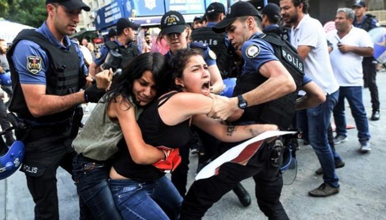 اعتقال متظاهرين في تركيا - أرشيفية