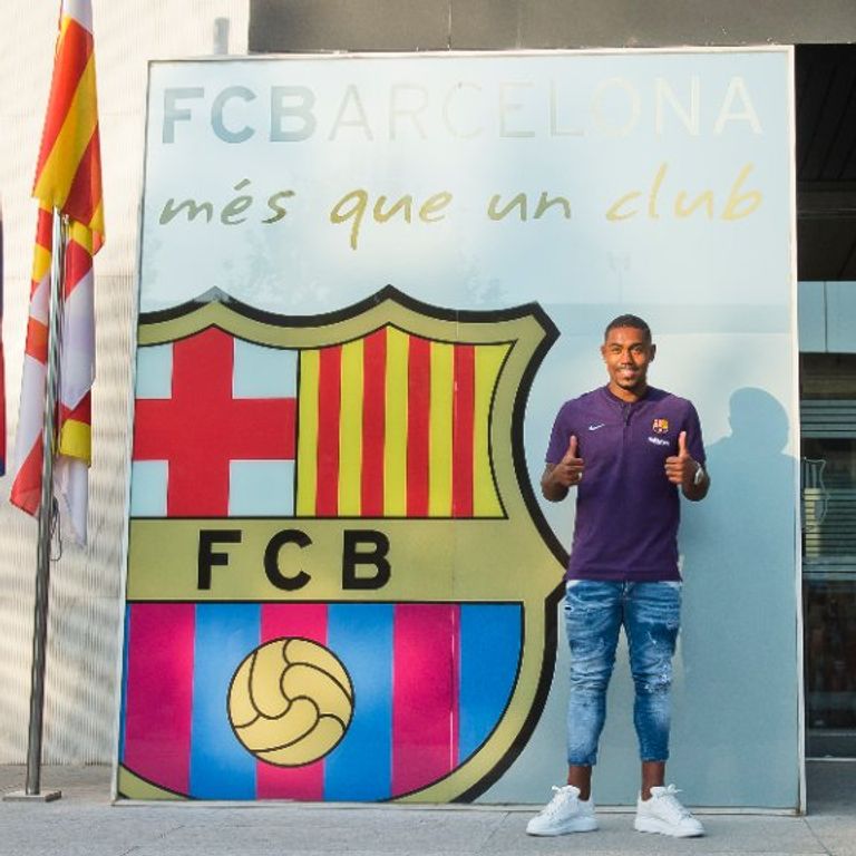 مالكوم بقميص برشلونة