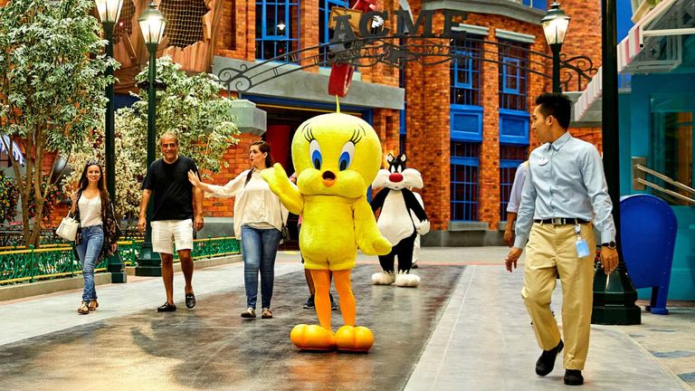 "عالم ورانر براذرز" من أكبر المنتزهات المغطاة في العالم