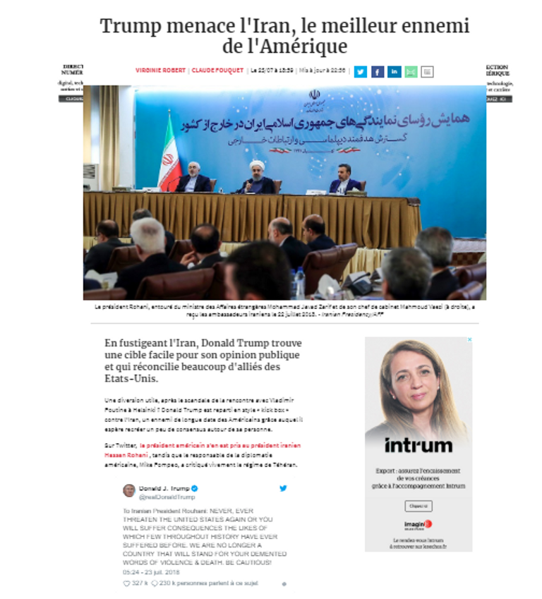 الرئيس الأمريكي دونالد ترامب ومرشد إيران علي خامنئي