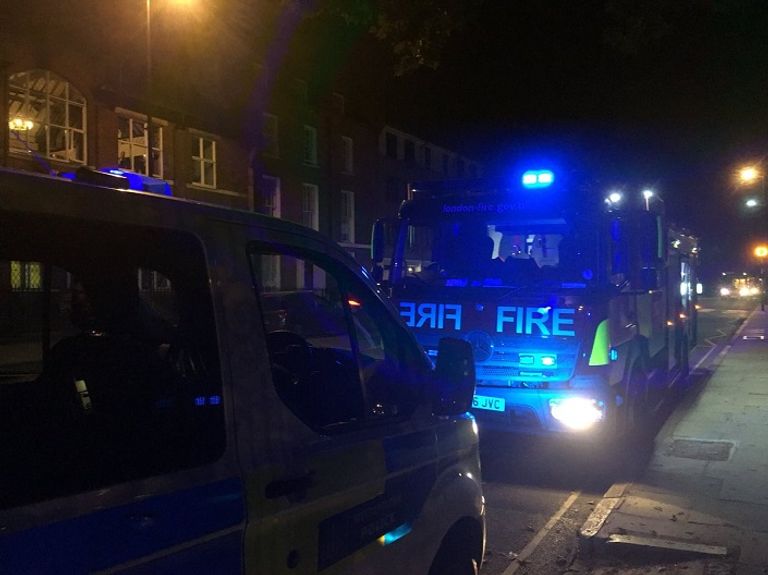 حريق ضخم بمبنى سكني في أحد أحياء لندن