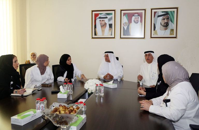 مدير عام هيئة الصحة بدبي يتفقد مشاريع التوسعة بمستشفى لطيفة