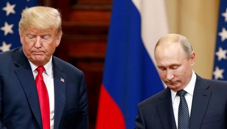 الرئيس الأمريكي ونظيره الروسي خلال قمة هلسنكي