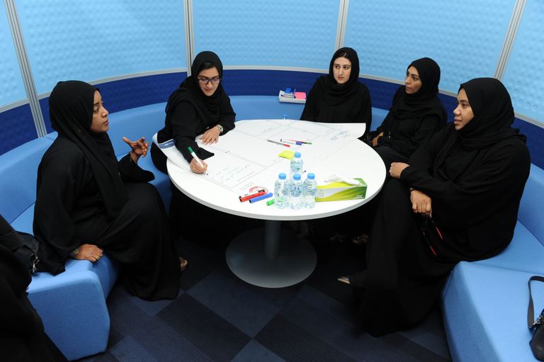 جانب من جلسة العصف الذهني