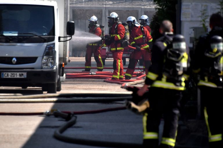 من الحرائق التي تسببت بها موجة الحر