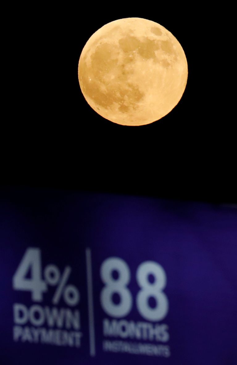 خسوف القمر كليًا في مصر