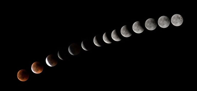 مراحل خسوف القمر خسوف القمر يأسر الآلاف حول العالم