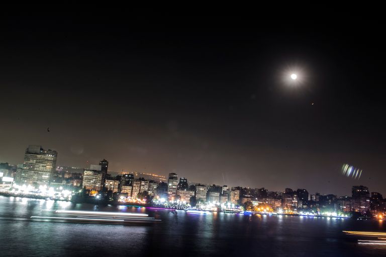 خسوف القمر كليًا في مصر