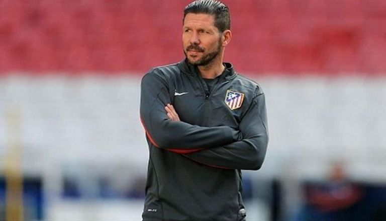 دييجو سيميوني مدرب أتلتيكو مدريد  جيلسون مارتينز