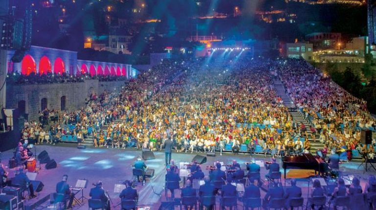 كاظم الساهر في حفل بيت الدين