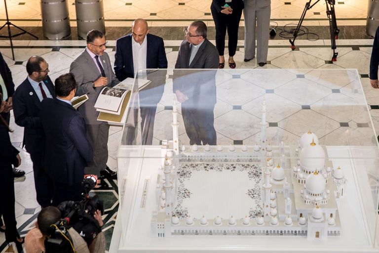 مجسم جامع الشيخ زايد الكبير مجسم جامع الشيخ زايد