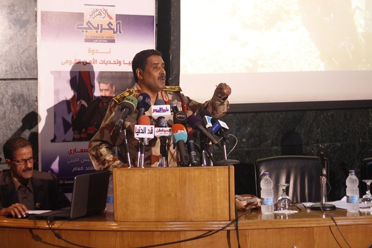 العميد أحمد المسماري المتحدث باسم الجيش الليبي