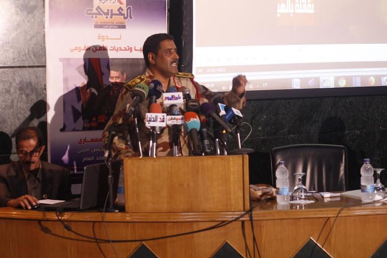 العميد أحمد المسماري المتحدث باسم الجيش الليبي