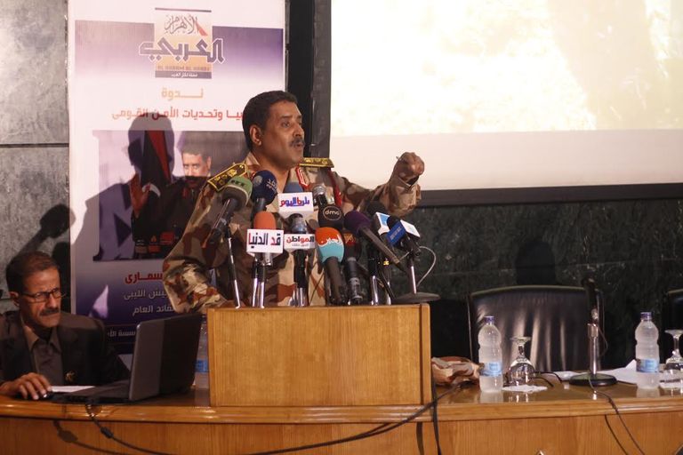 العميد أحمد المسماري المتحدث باسم الجيش الليبي