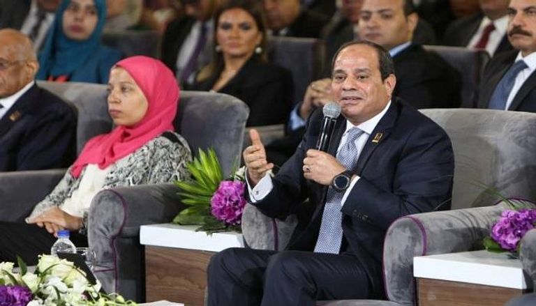السيسي خلال مؤتمر الشباب بجامعة القاهرة