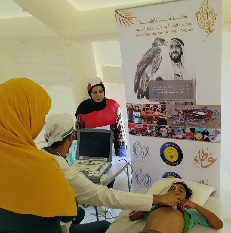 حملة الشيخة فاطمة الإنسانية في القرى المصرية