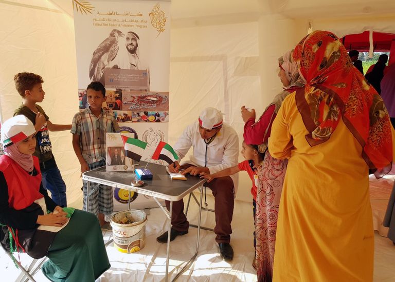 حملة الشيخة فاطمة الإنسانية في القرى المصرية