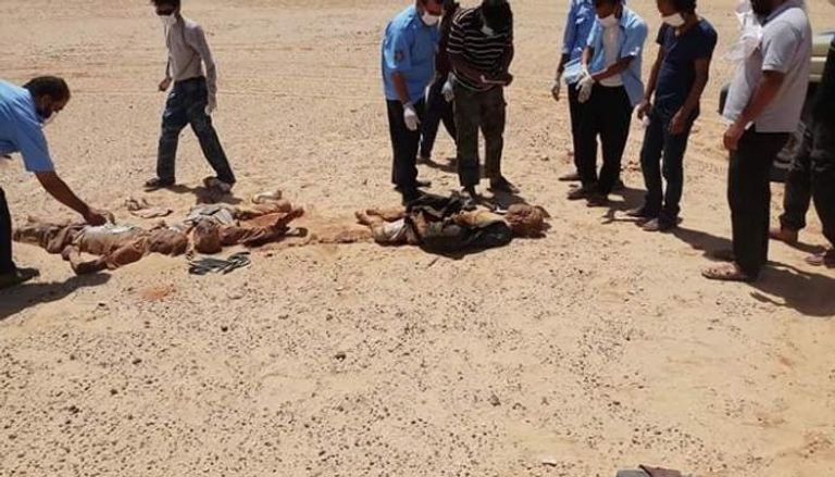 حرس الحدود الليبية يعثر علي 3 جثث متحللة لمصريين في الجغبوب
