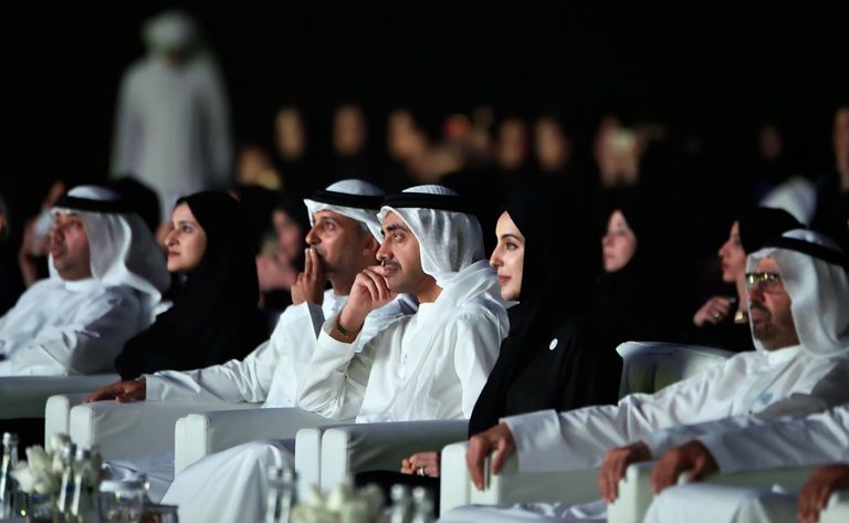 الشيخ عبدالله بن زايد آل نهيان وزير الخارجية والتعاون الدولي الإماراتي في ملتقى الطلبة المبتعثين