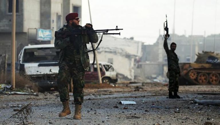 عناصر من الجيش الوطني الليبي - أرشيفية دور كبير لورقة الجنوب الليبي في الانتخابات المقبلة