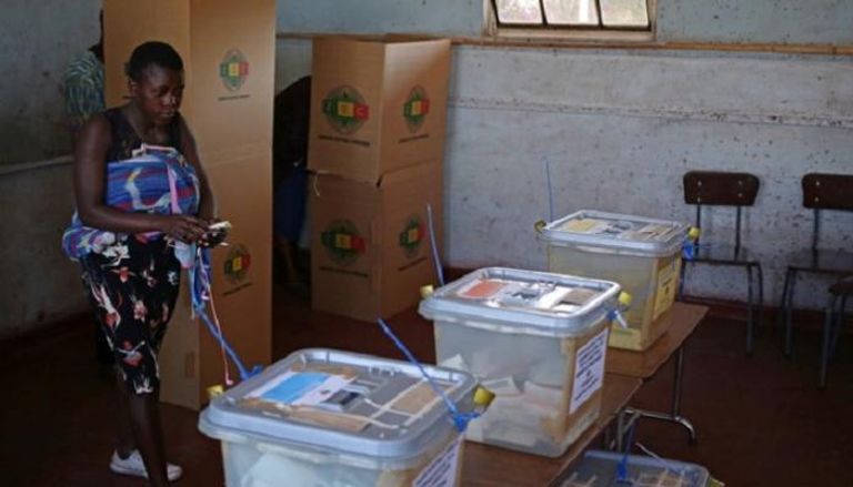 صناديق الاقتراع في انتخابات زيمبابوي