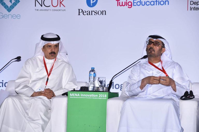 حسين الحمادي خلال مشاركته في قمة الابتكار بمصر  