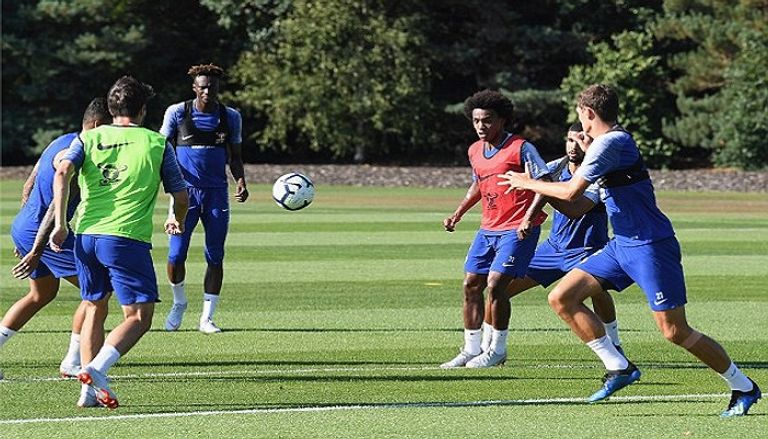 ويليان يشارك في تدريبات تشيلسي