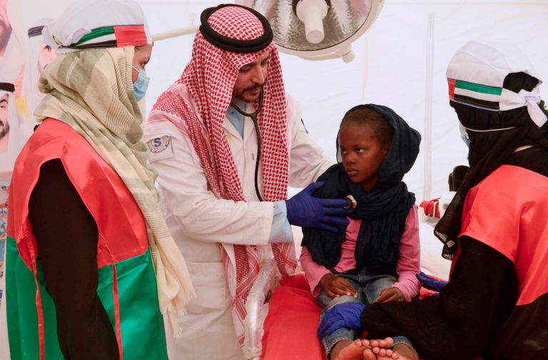 مبادرات فاطمة بنت مبارك التطوعية في مختلف دول العالم