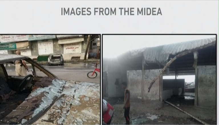 أثار قصف الحوثي لسوق السمك بالحديدة عناصر تابعة لمليشيا الحوثي الانقلابية - أرشيفية