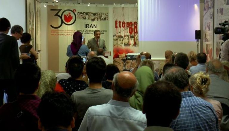 فعاليات مؤتمر باريس للتنديد بضلوع النظام الإيراني في تنفيذ مجزرة 1988