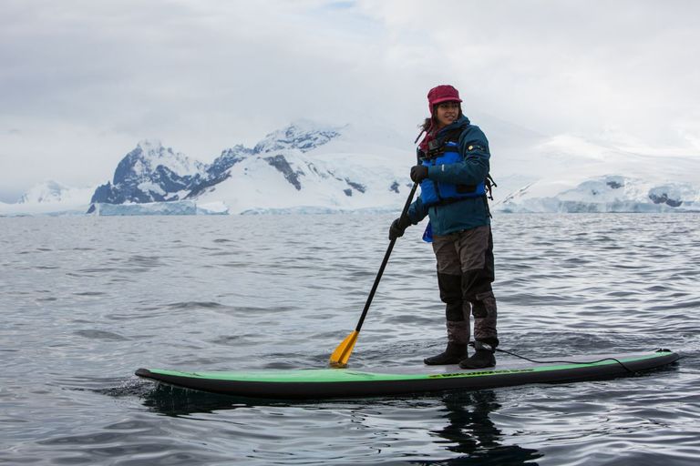راشد الزعابي في القطب الجنوبي